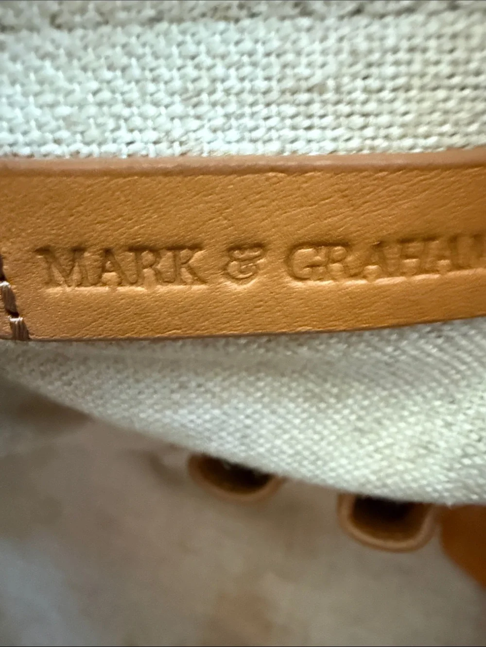 Mark and Graham Large Leather Tote/Work Bag with Removable Shoulder Strap,Unisex